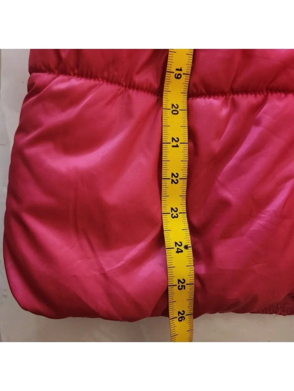 The Childrens Place Girls Beetroot Pink Puffer Jacket Fleece Lined Hood 14 NEW